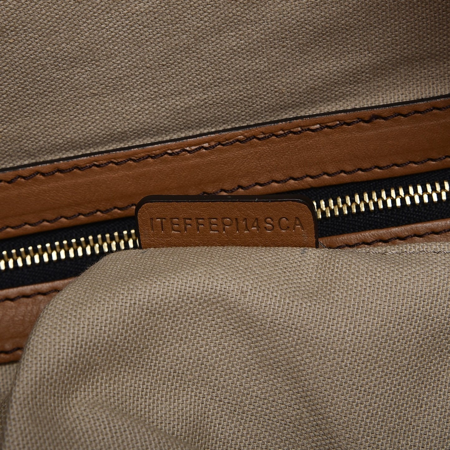 House Check Satchel Brown Umber