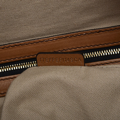 Burberry House Check Satchel Brown Umber 8 of 9