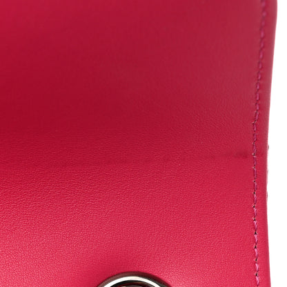 Chanel Snakeskin Mini Rectangular Flap Dark Pink 11 of 13