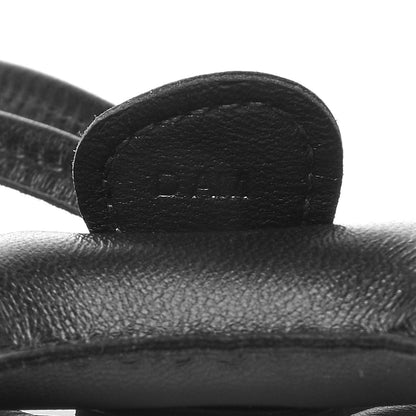 Hermes Milo Lambskin Grigri Rodeo Horse Bag Charm PM So Black 4 of 5