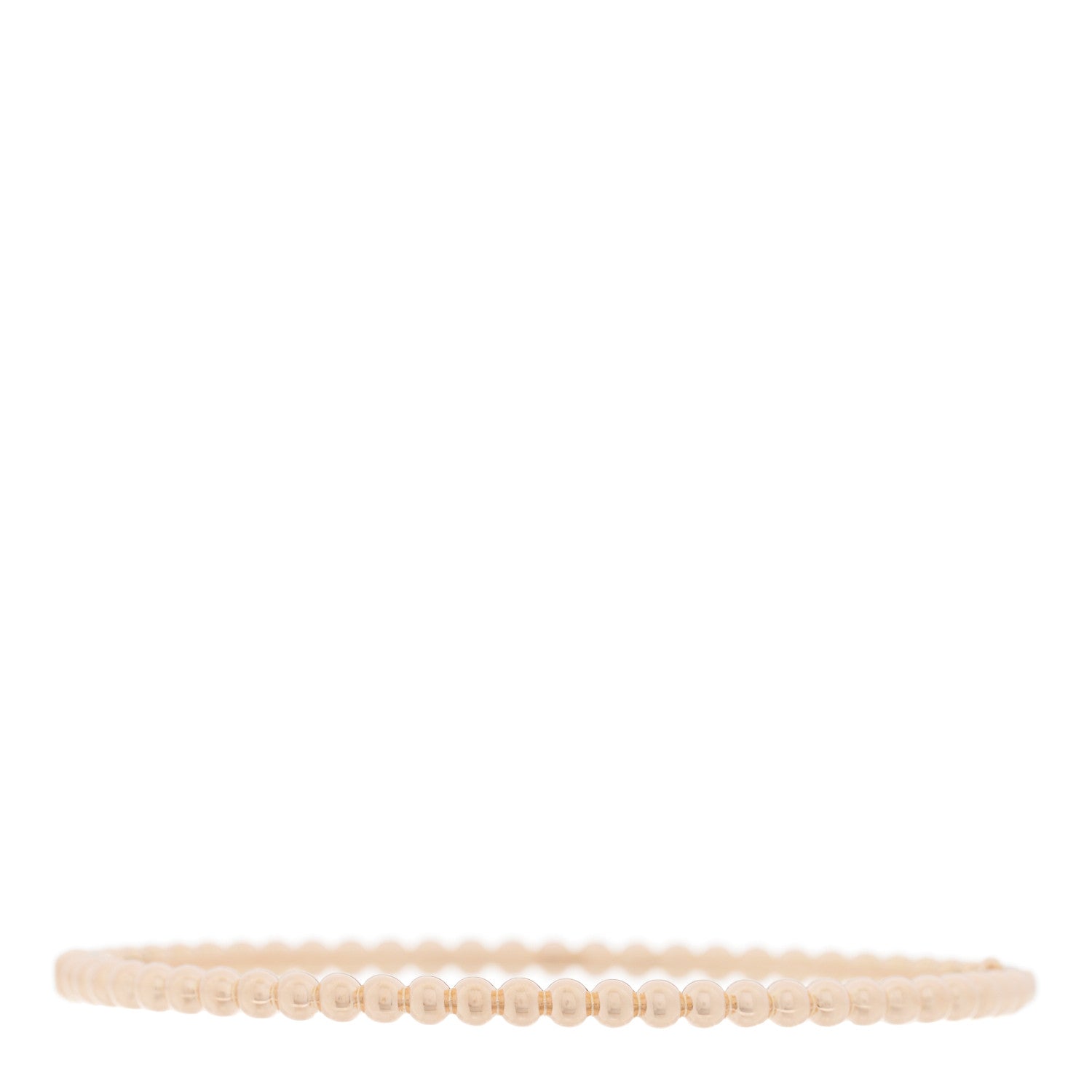 Van Cleef & Arpels 18K Rose Gold Perlee Pearls of Gold Bracelet L 2 of 4