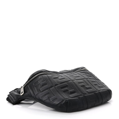Fendi Nappa FF 1974 Embossed Belt Bag Black 4 of 8