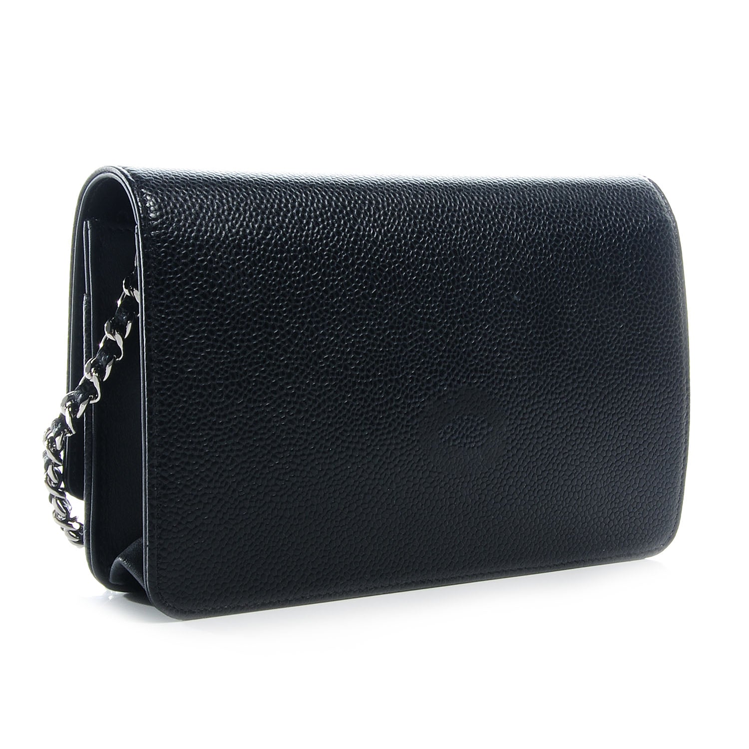 Chanel Caviar Wallet on Chain WOC Black 3 of 9
