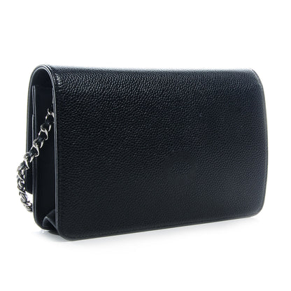Chanel Caviar Wallet on Chain WOC Black 3 of 9