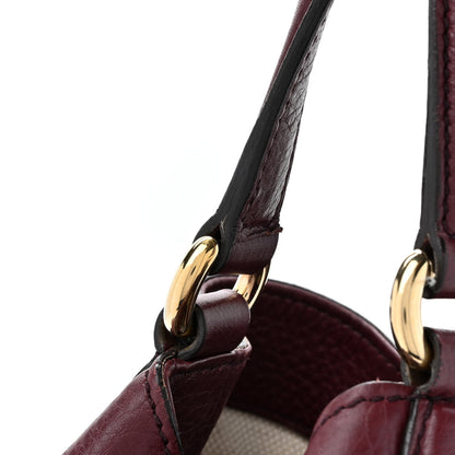 Gucci Pebbled Calfskin Medium Soho Shoulder Bag Bordeaux 13 of 16
