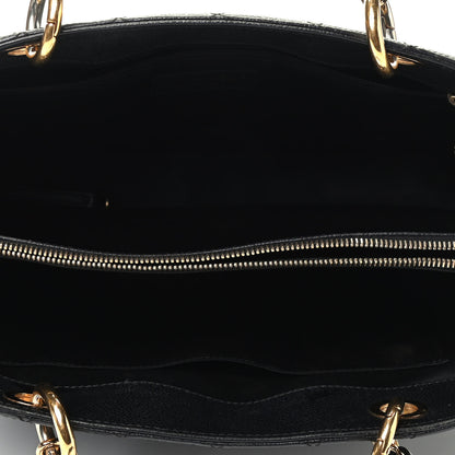 Chanel Caviar Quilted Grand Shopping Tote GST Black 5 of 9