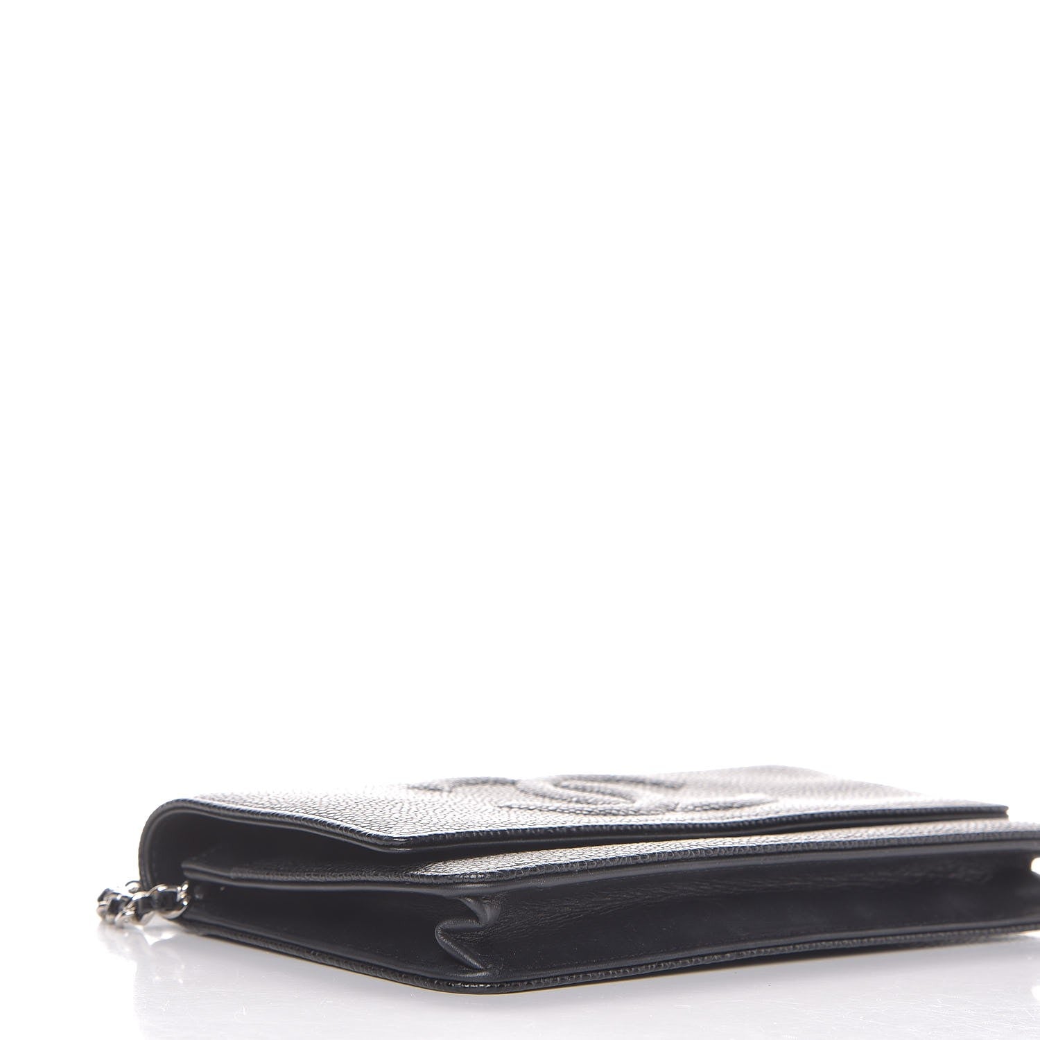 Chanel Caviar Timeless CC Wallet On Chain WOC Black 5 of 9