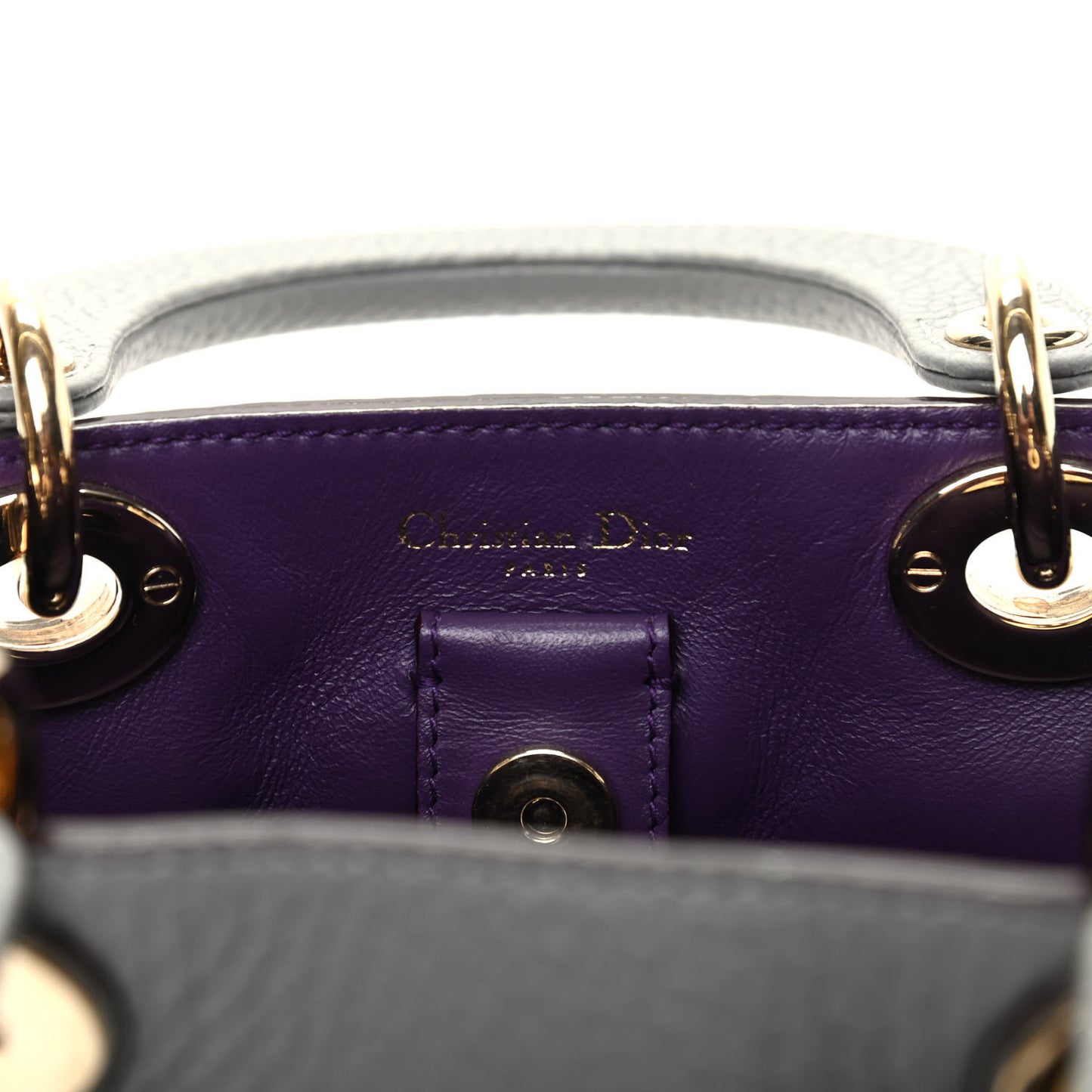 Calfskin Mini Diorissimo Tote Gris