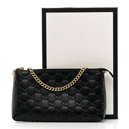 Gucci Guccissima Signature Wrist Wallet Black 9 of 9