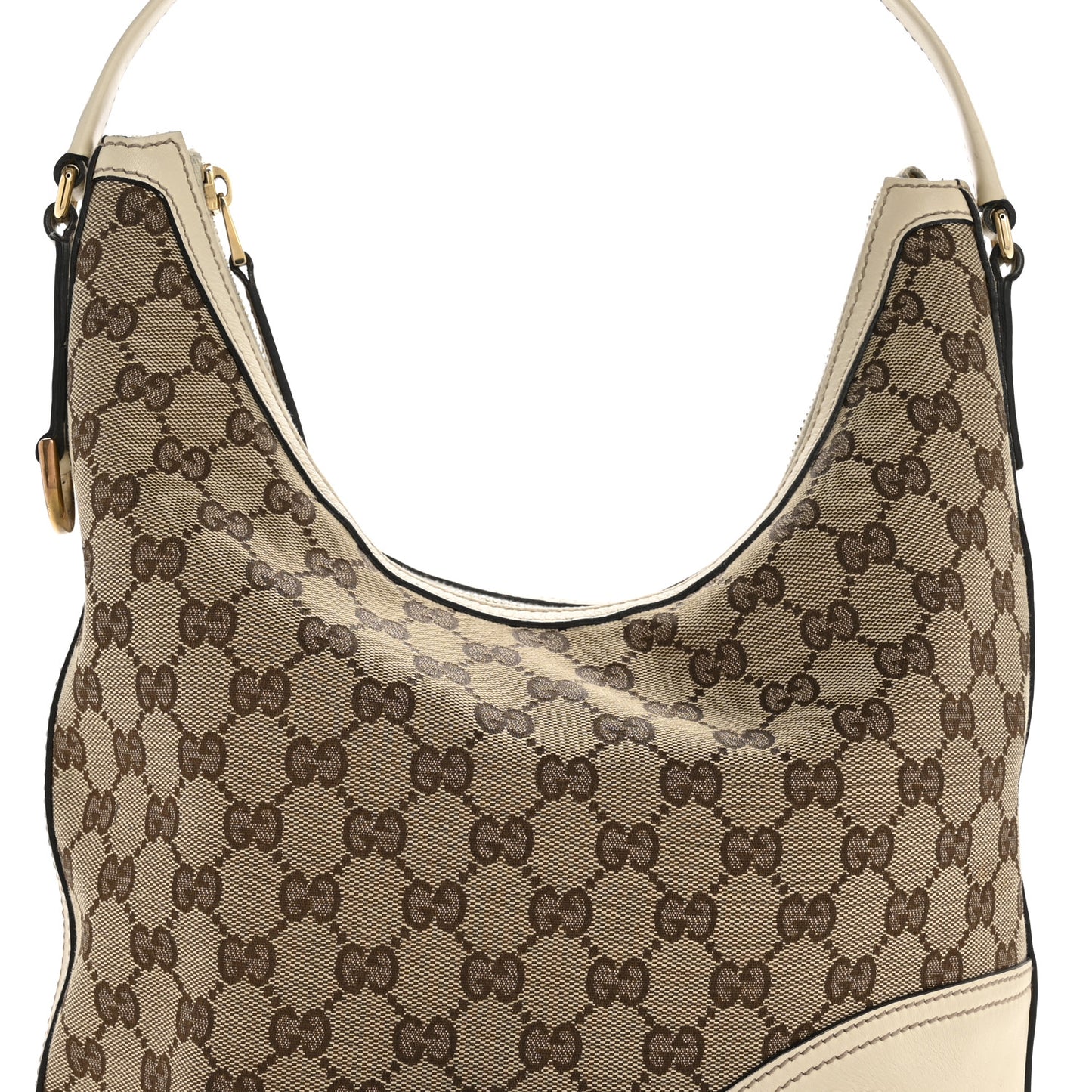 Monogram Medium New Britt Hobo Off White