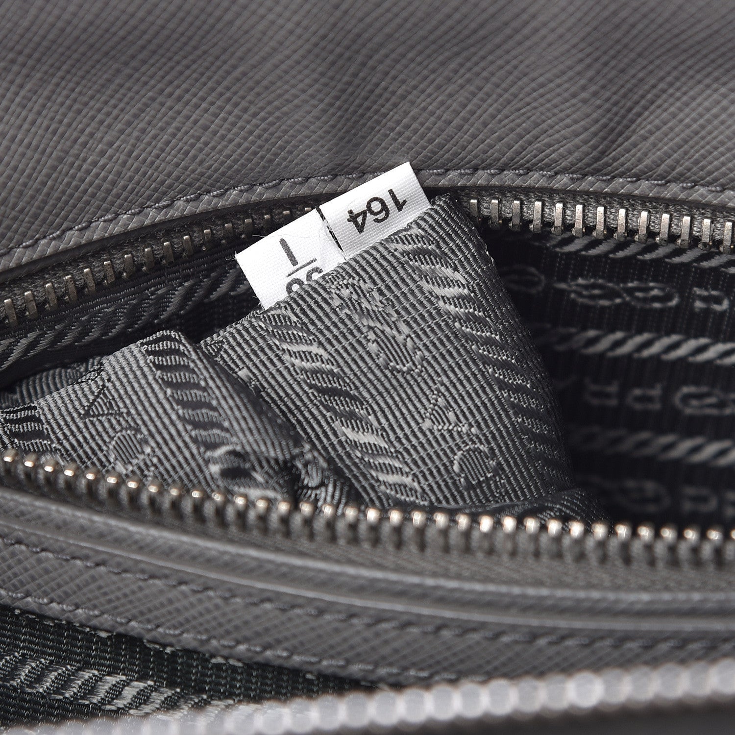 Prada Saffiano Small Galleria Double Zip Tote Marmo 10 of 18