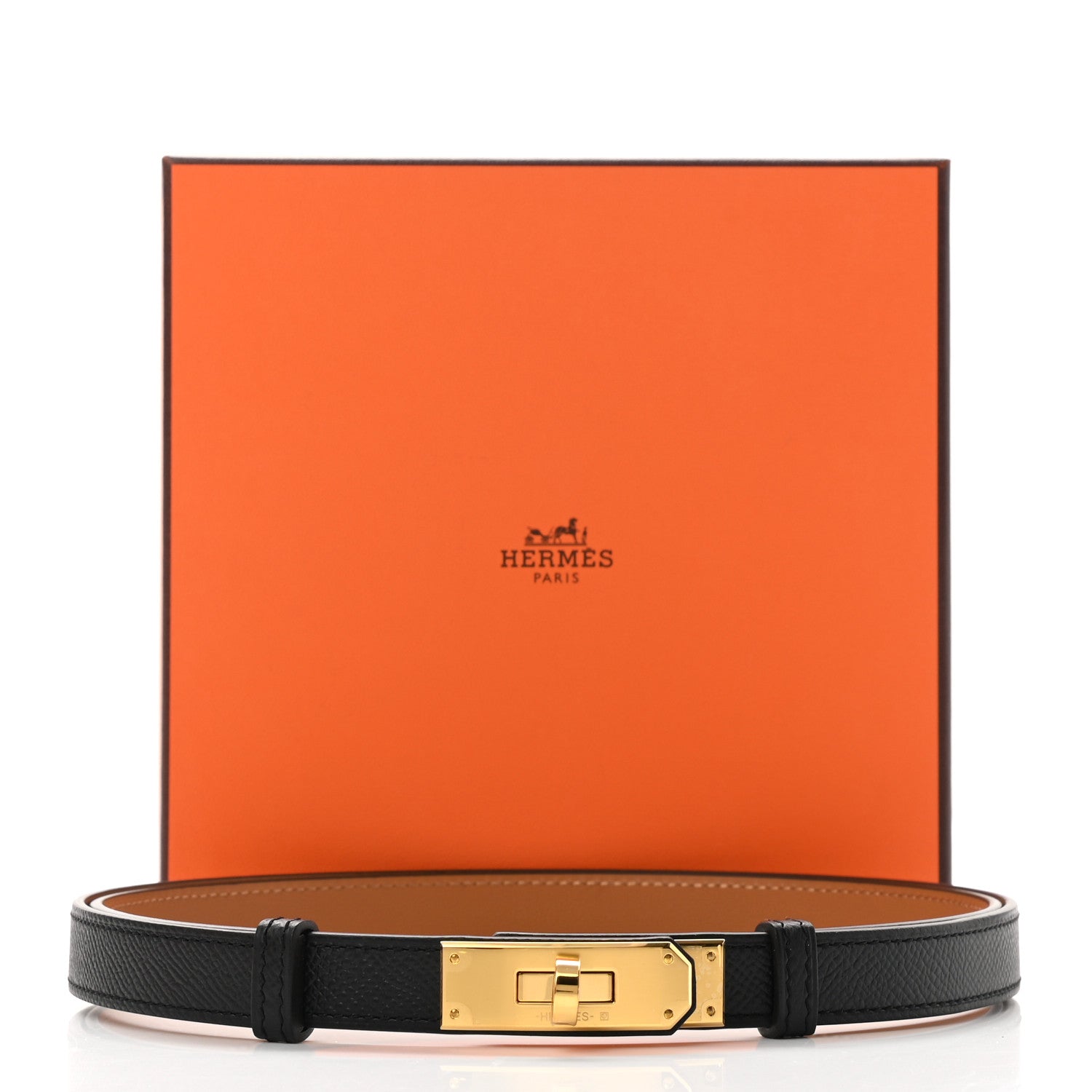 Hermes Epsom Kelly Belt Black 6 of 6