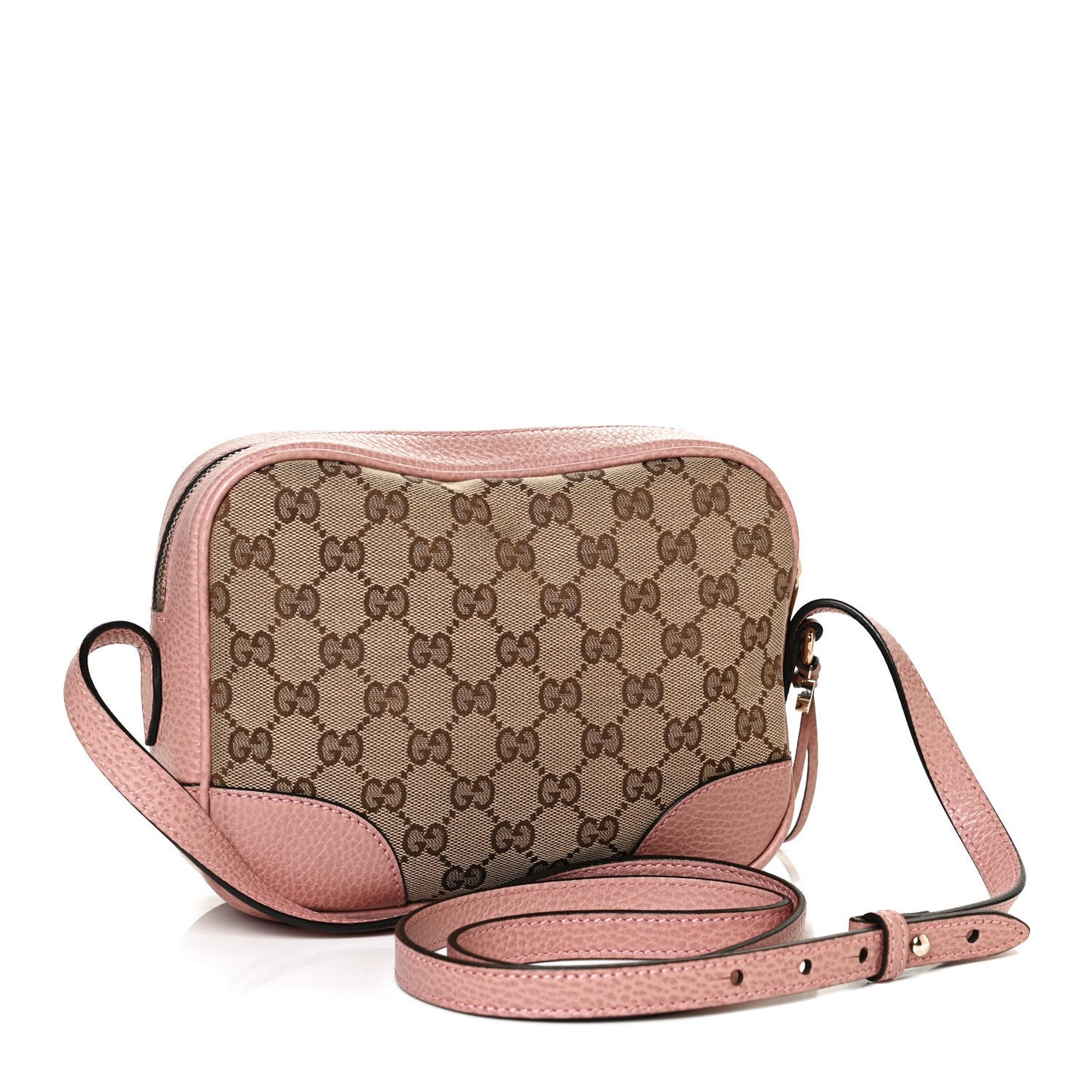 Monogram Mini Bree Messenger Bag Beige Soft Pink