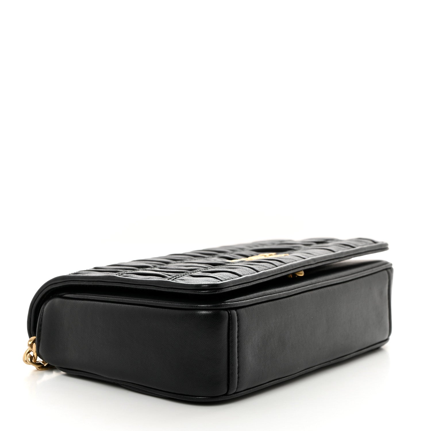 Prada Nappa Gaufre Flap Black 4 of 11