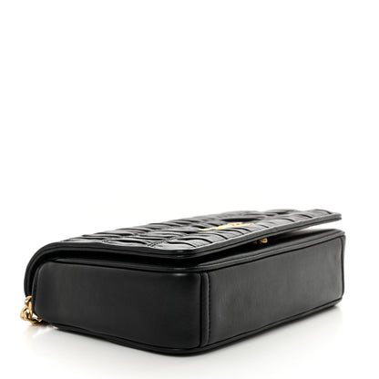 Prada Nappa Gaufre Flap Black 4 of 11