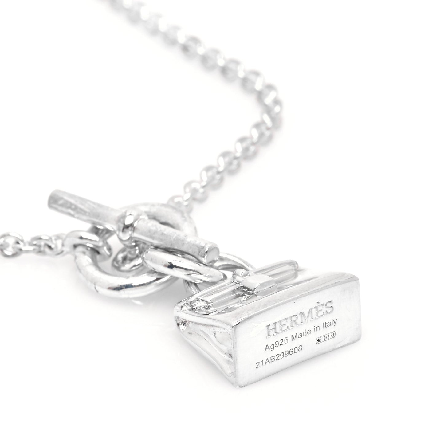 Sterling Silver Kelly Charm Pendant Necklace