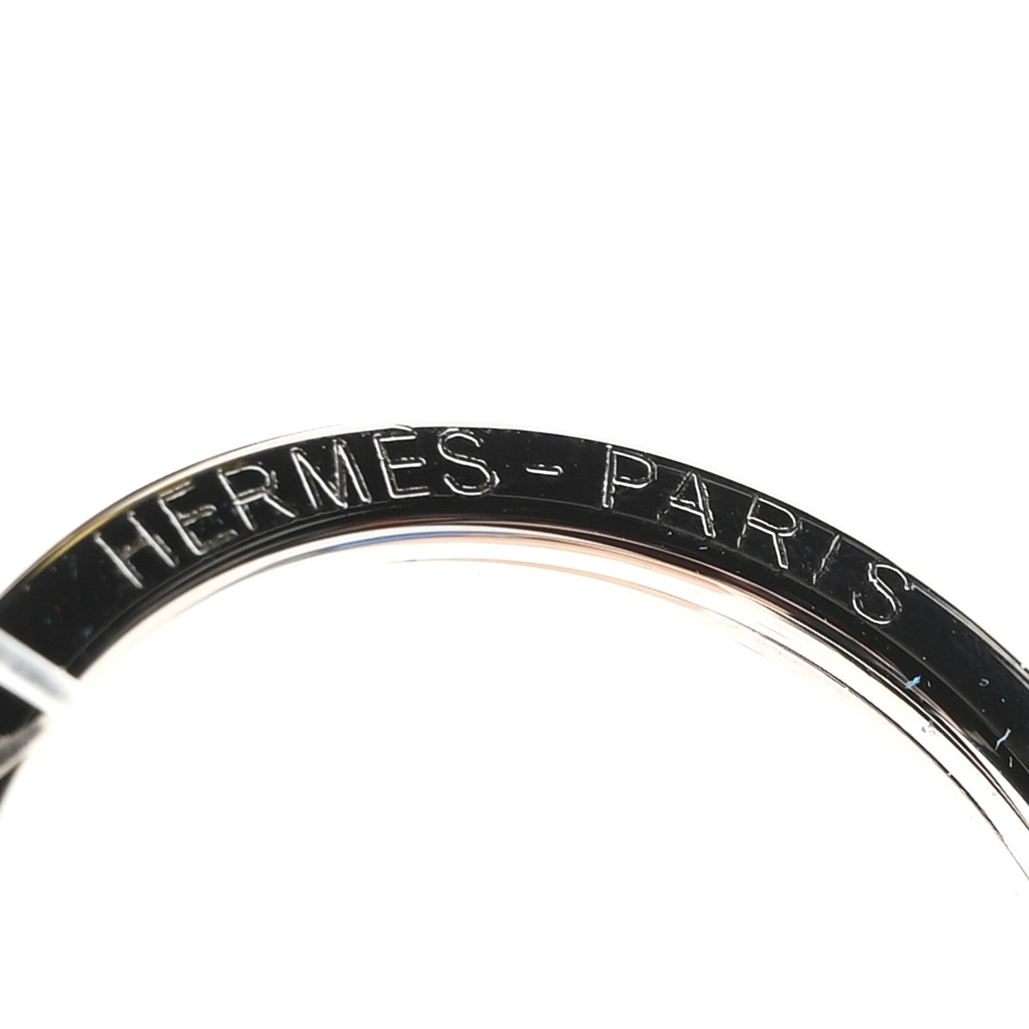 Hermes Lambskin Carmen Tassel Key Holder Bleu Zanzibar 3 of 4