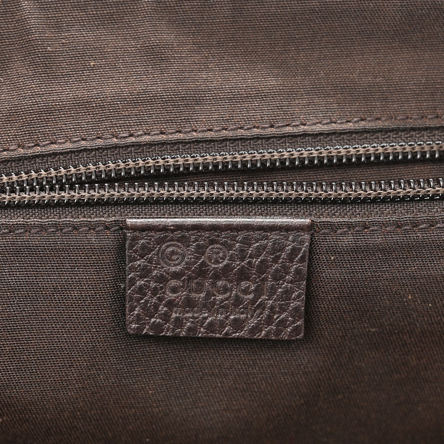 Gucci Crystal Monogram Medium Double Buckle Flap Messenger Beige Dark Brown 6 of 10