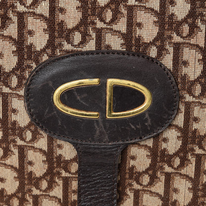 Christian Dior Monogram Fold Over Clutch Brown 8 of 12