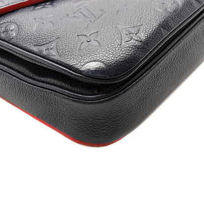Louis Vuitton Empreinte Pochette Metis Marine Rouge 8 of 9