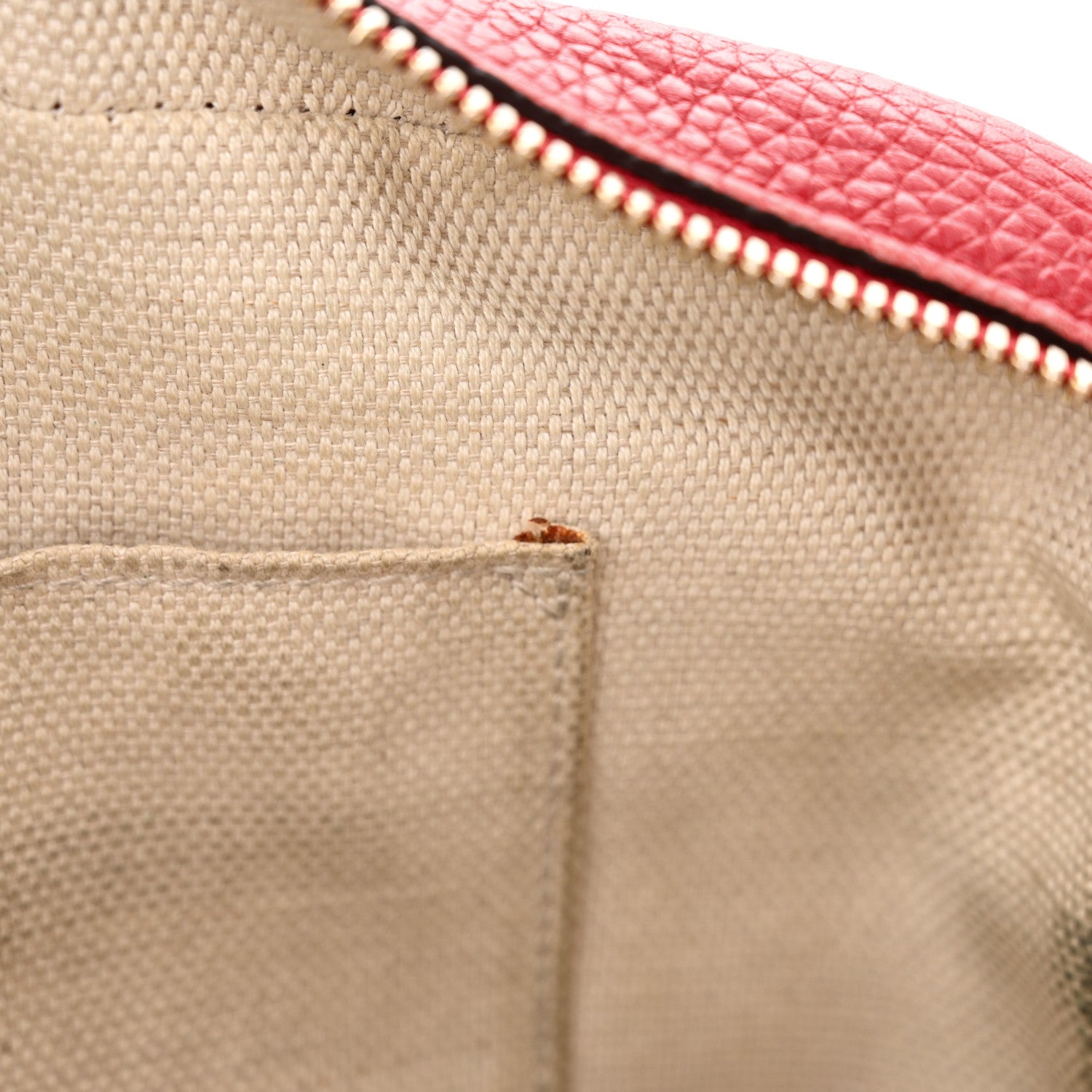 Gucci Pebbled Calfskin Small Soho Disco Bag Vibrant Red 13 of 21