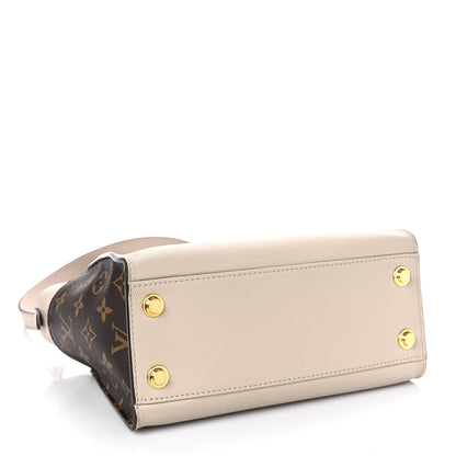 Louis Vuitton Calfskin Monogram On My Side PM Greige 4 of 8