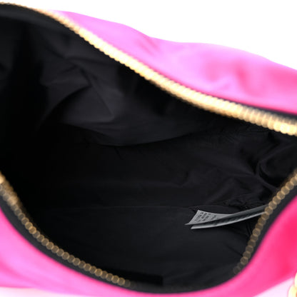 Versace Nylon Tribute Chain Crossbody Shoulder Bag Flamingo Black 4 of 11