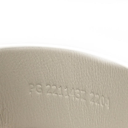 Hermes Goatskin Elda Espadrille Wedge Sandals 36 White 8 of 9