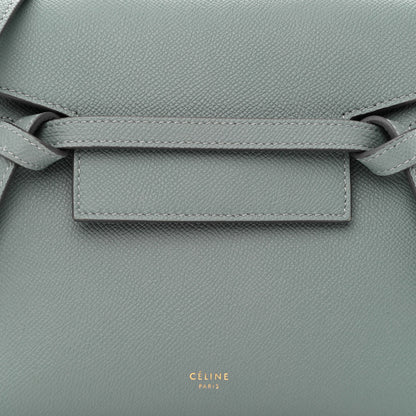 Celine Grained Calfskin Nano Belt Bag Storm 8 of 10