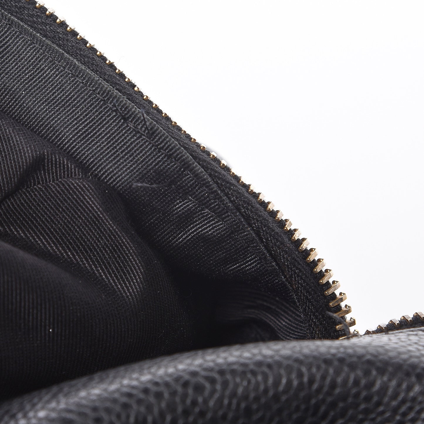Caviar Quilted Large Bowler Black