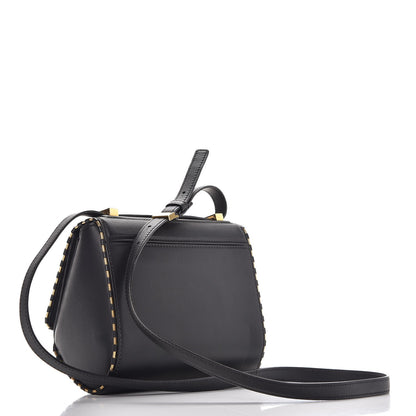 Givenchy Calfskin Chain Detail Mini Pandora Box Crossbody Bag Black 3 of 8