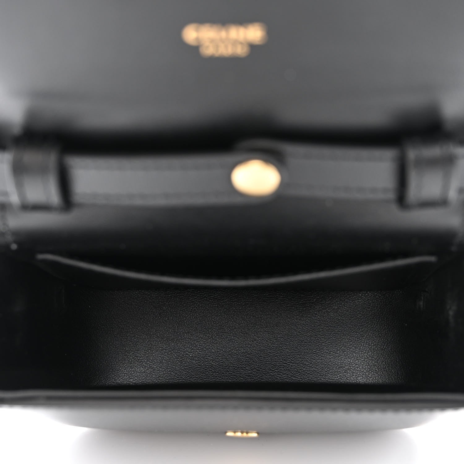 Celine Shiny Calfskin Mini Claude Black 5 of 11