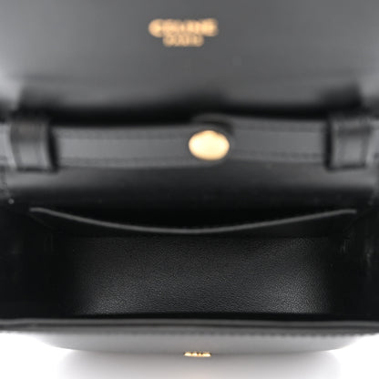 Celine Shiny Calfskin Mini Claude Black 5 of 11