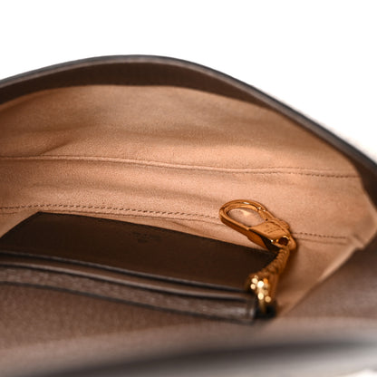 Gucci GG Supreme Monogram Textured Dollar Calfskin Web Mini Ophidia Flap Shoulder Bag Beige Ebony New Acero 5 of 11