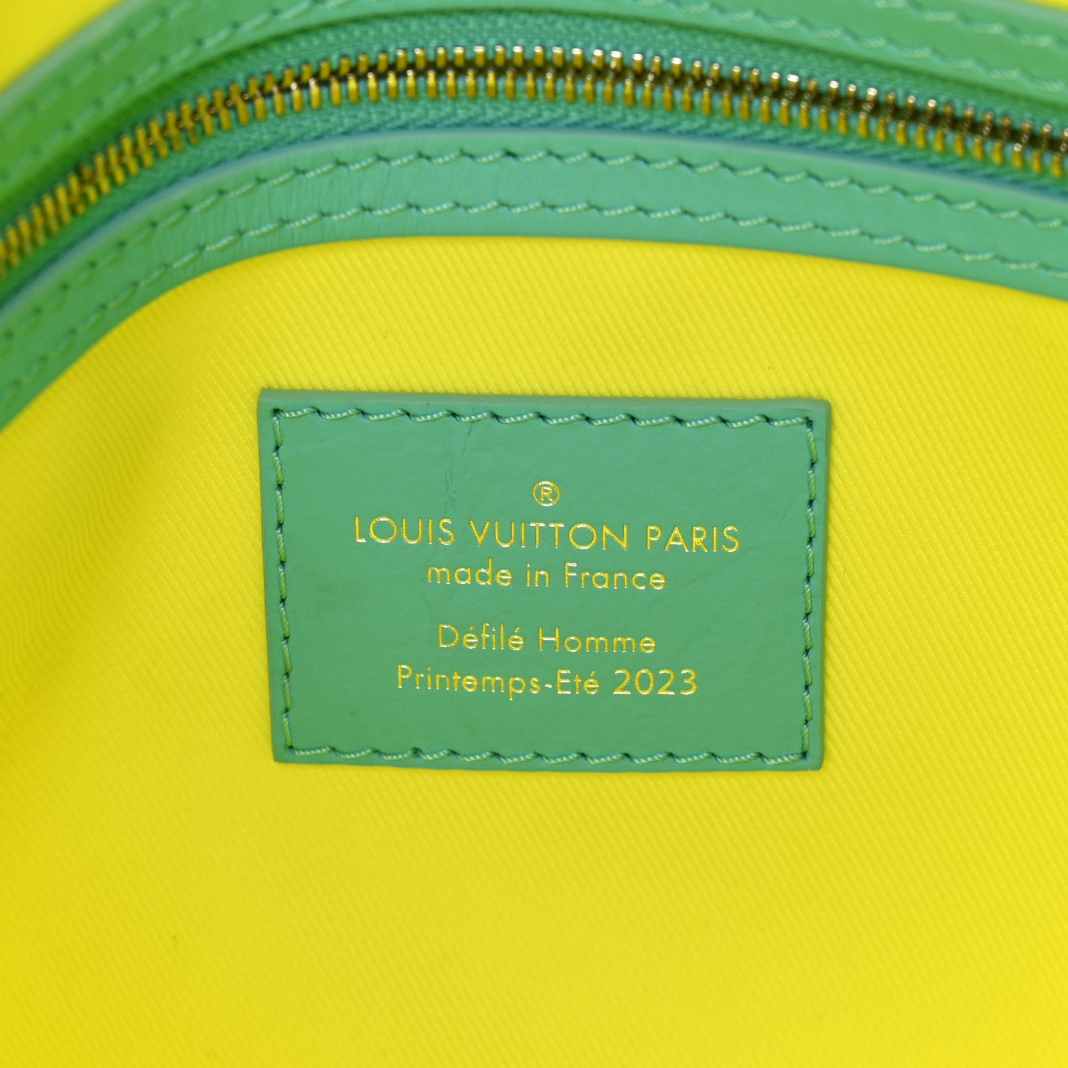 Louis Vuitton Monogram Playground Keepall Bandouliere 50 Lime 5 of 11