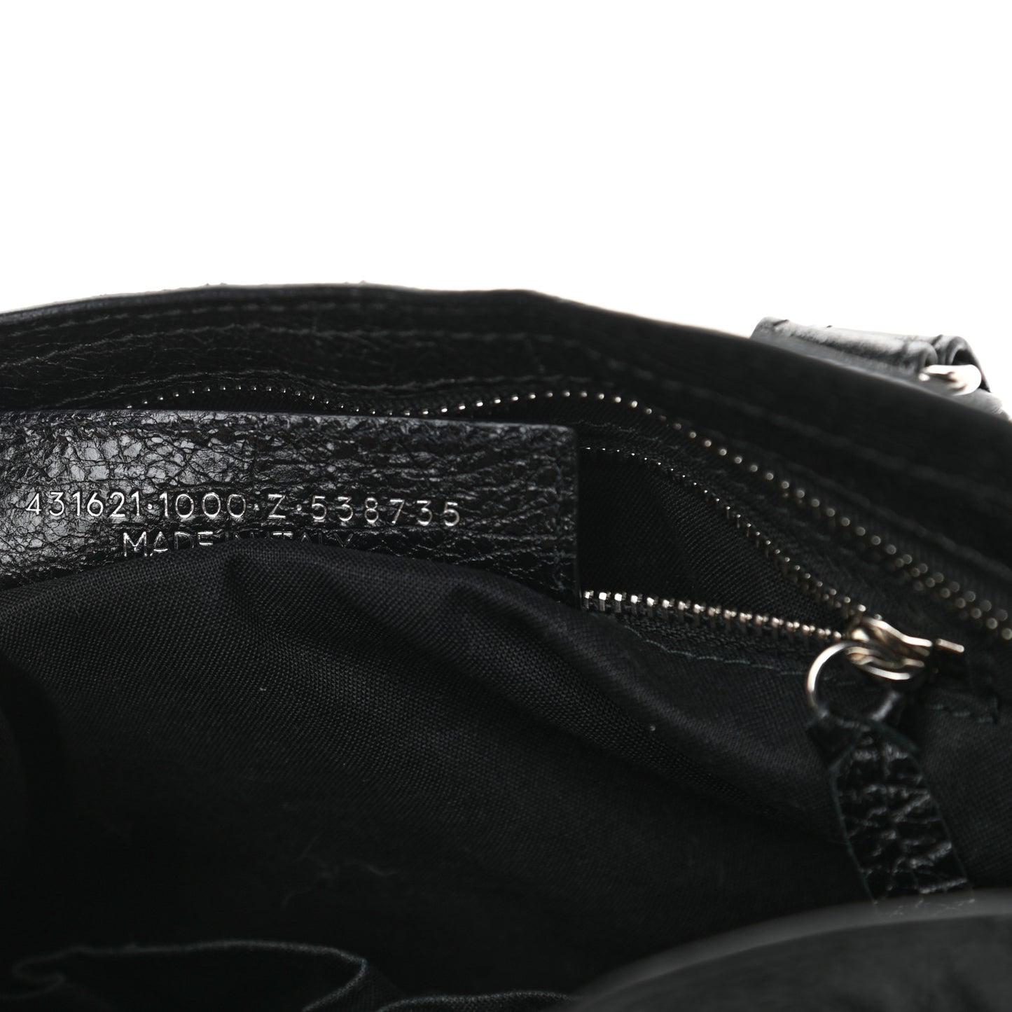 Agneau Classic Silver Hardware S City Black