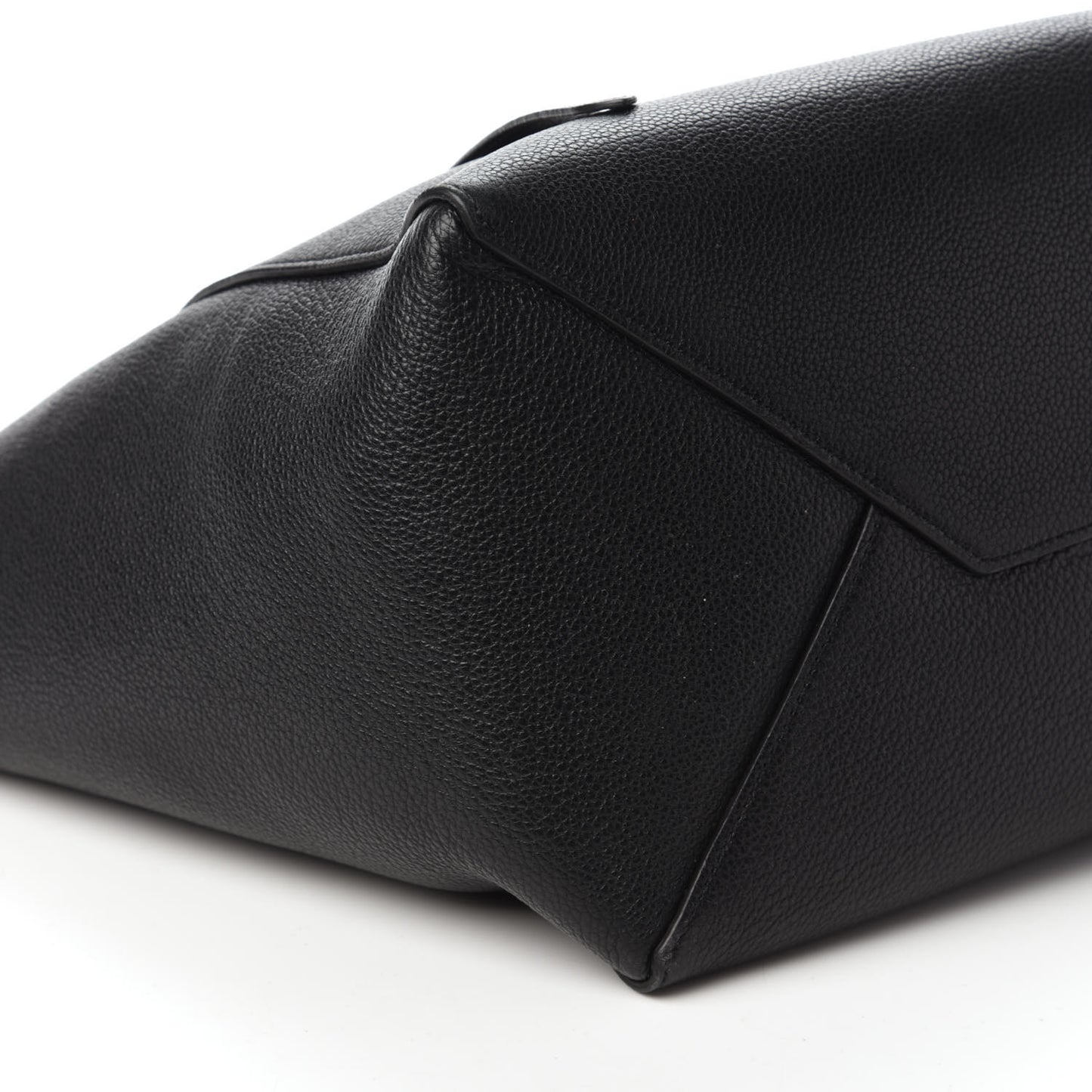 Soft Grained Calfskin Medium Cabas Phantom Black