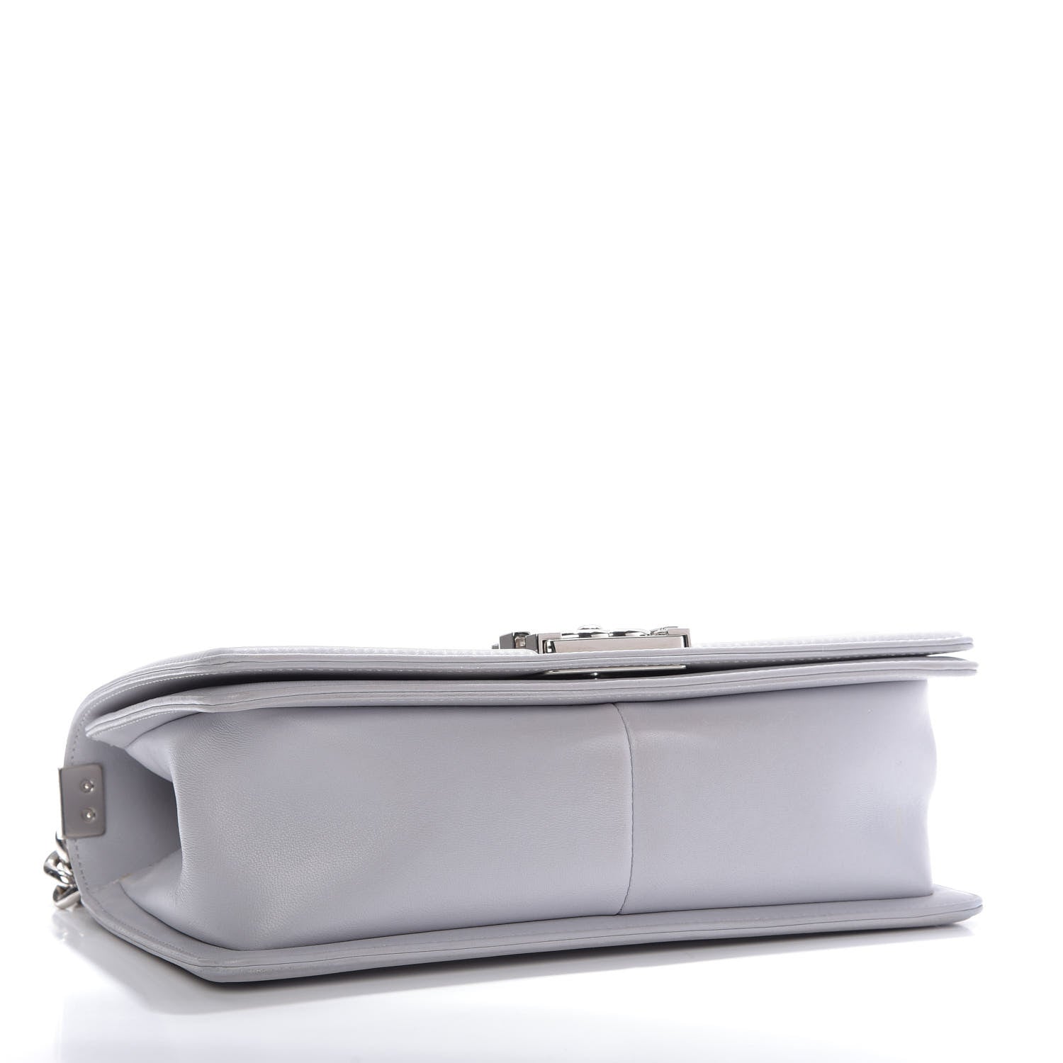 Chanel Calfskin Quilted Medium Boy Flap Grey 5 of 10