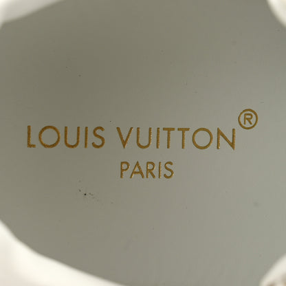 Louis Vuitton Denim Monogram Time Out Sneakers 38 Beige 6 of 8