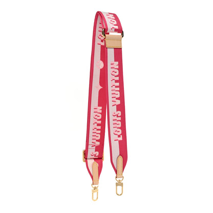 Louis Vuitton Jacquard Speedy Bandouliere 20 Shoulder Strap Fuchsia 2 of 4