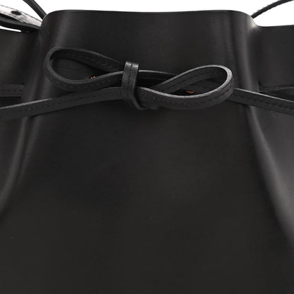 Mansur Gavriel Vegetable Tanned Calfskin Bucket Bag Black Ballerina 9 of 13