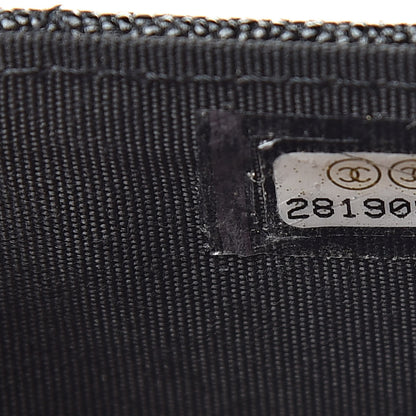 Chanel Caviar Quilted Boy Flap Card Holder Black 8 of 9