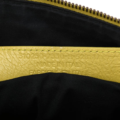 Balenciaga Agneau Classic Hardware Flat Crossbody Jaune Poussin 8 of 11