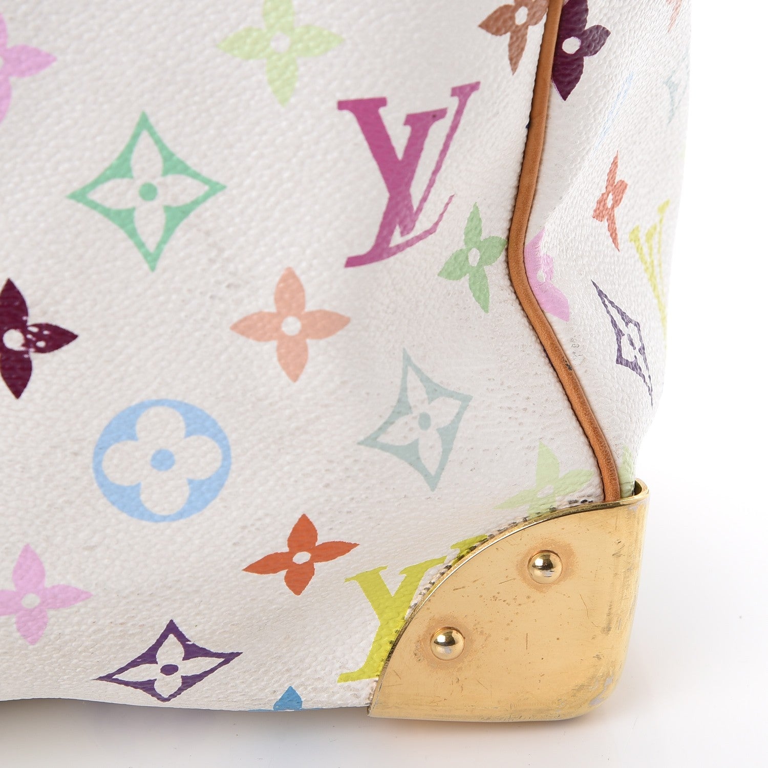 Louis Vuitton Monogram Multicolor Keepall 45 White 16 of 23
