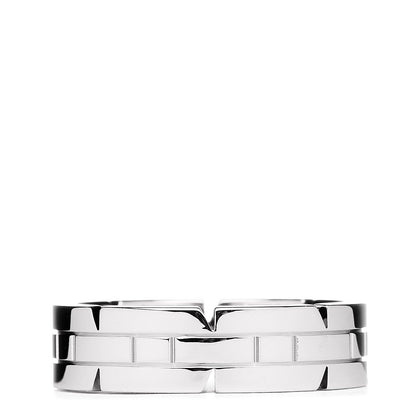 Cartier 18K White Gold Tank Francaise Ring 71 13.25 1 of 4