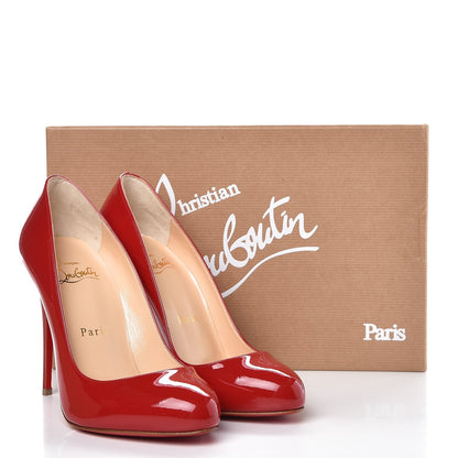 Christian Louboutin Patent Dorissima 100 Pumps 36 Oeillet 8 of 8
