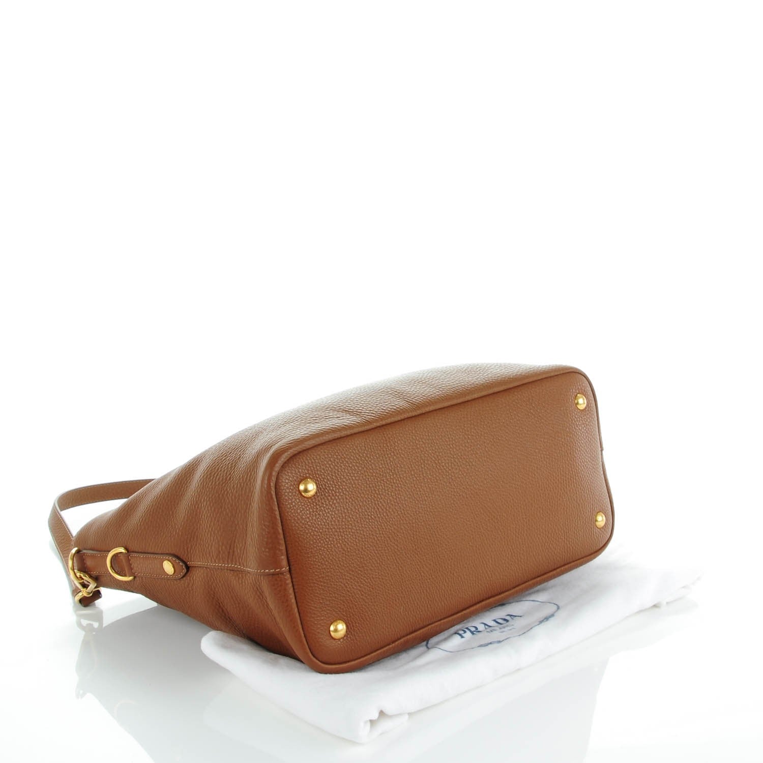 Prada Vitello Daino Tote Brandy 4 of 8