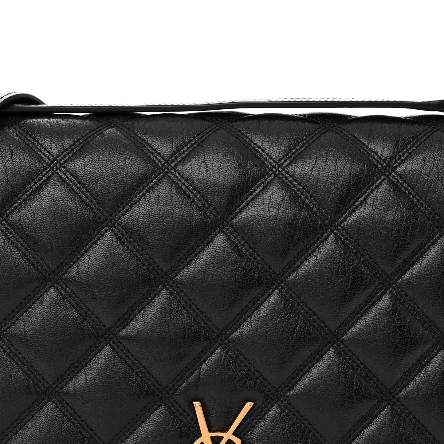 Lambskin Quilted Small Becky Chain Bag Black