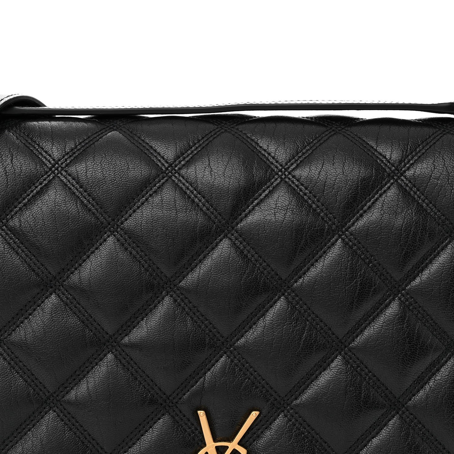Saint Laurent Lambskin Quilted Small Becky Chain Bag Black 8 of 11
