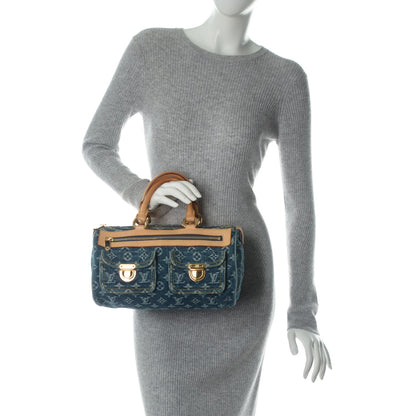 Louis Vuitton Monogram Denim Neo Speedy Blue 2 of 7